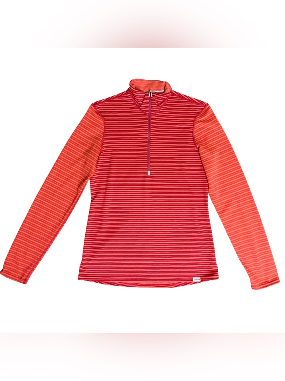 Patagonia Capilene 3 Midweight Top Womens Small 1/4 Zip Colorful Baselayer Trail